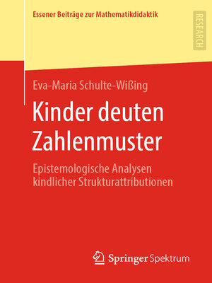 cover image of Kinder deuten Zahlenmuster